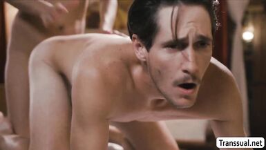 TS Jessica bangs her Customers backdoor - 10 image