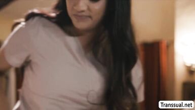 TS Jessica bangs her Customers backdoor - 3 image