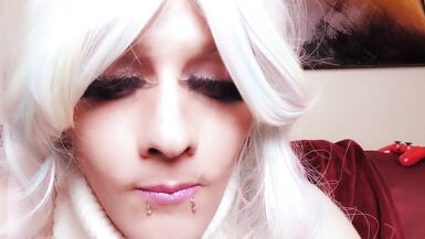 Sissy Bimbo Wanking - 2 image