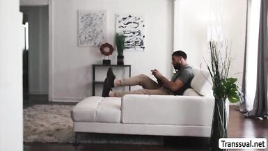 TS Ella acquires fuck by her Stepmoms exhusband - 1 image