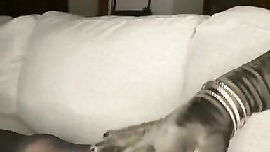 Sissy Hunk Jerks off for Mom - 4 image