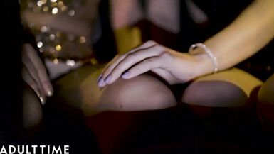 ADULT TIME Dazzling Trans Sweetheart Natalie's Excitement w Cis Hotty - 1 image