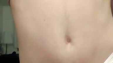 Lady-Boy with Large Arse Spanks Herself! - 3 image