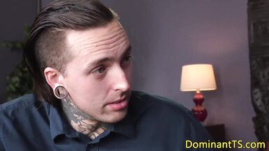 Blond transgender anal copulates in advance of cuming - 2 image