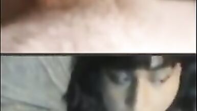 Asian/Indian Lady-Man Deepthroats and Cums for Strangers - 14 image