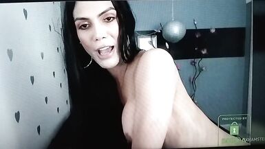 Pretty lalin girl ts web camera tease - 14 image