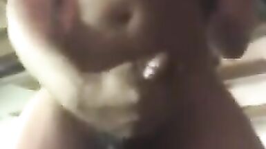 Superlatively Good Lady-Boy TS Melody Monae Spunk Fountain Compilation - 11 image