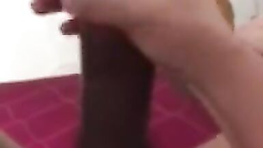 Superlatively Good Lady-Boy TS Melody Monae Spunk Fountain Compilation - 8 image