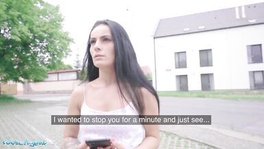 Public Agent Hawt Hottie Lexi Dona Flashes then Copulates in Real Public Sex Tape - 1 image