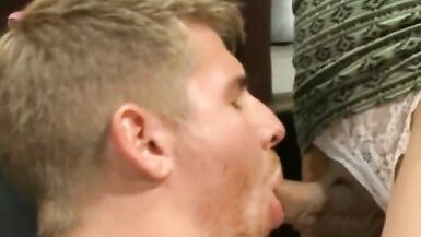 Slim well Endowed Tranny Pumping a Lewd little Faggot - 5 image