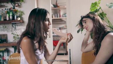 Teaching my Little Step Sister to Engulf Wang like a Pro - Dilettante Three-Some FFM