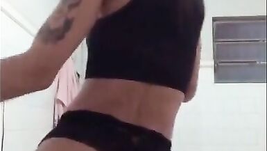 Super lewd Traps Doxies knows how to engulf it and fuck client - 13 image