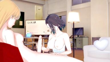 [monogatari] Futa Shinobu Fuck Gaen Tooe(cg Comics) - 1 image