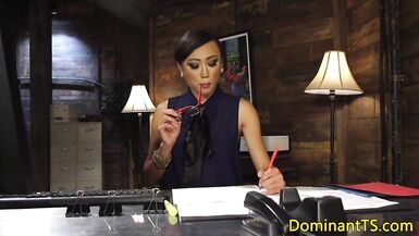 Breasty dominating transgender doggystyles stud - 1 image