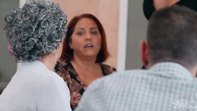 Tiny shelady Daisy Taylor rides mans cock during family - 1 image