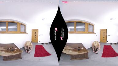 Lady-Boy Newcomer Amber Violett in VR - 1 image