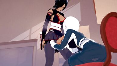 RWBY: Futanari Sienna Fuck Willow's Butt and Face Hole