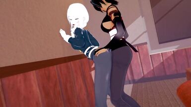 RWBY: Futanari Sienna Fuck Willow's Butt and Face Hole - 5 image