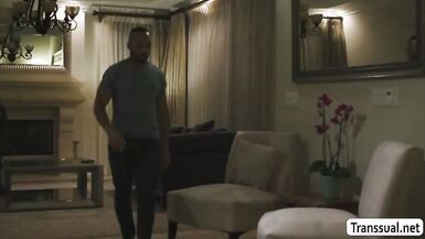 TS Natalie copulates her afro boyfriends bbc - 1 image