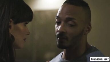 TS Natalie copulates her afro boyfriends bbc - 5 image