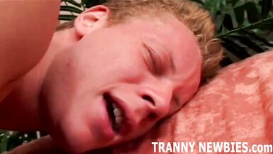 I wish to drive my large ladyboy dong unfathomable inside u - 3 image