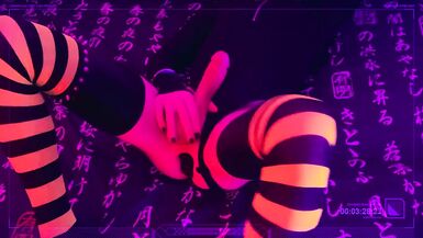 Femboy with RGB Buttplug - 2 image