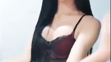 Supplementary Lewd Nice-Looking Legal Age Teenager Transsexual Fuck Bareback, Slurping Cum