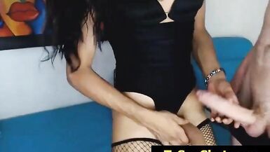 lady-boy Screwed By Boyfriends Large inflexible shlong - 14 image