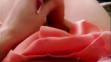 Beautiful in Pink! Astolfo Femboy Masturbates, uses Fake Penis and Cums Hands-free - 3 image