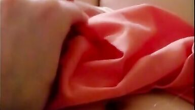 Beautiful in Pink! Astolfo Femboy Masturbates, uses Fake Penis and Cums Hands-free - 4 image