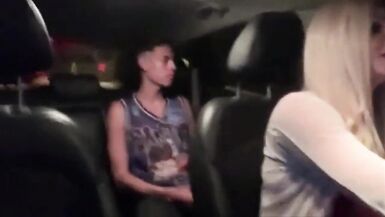 Golden-Haired Shelady Predator Taxi Driver Pick Up a Street Lad