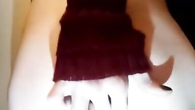 Femboy Plays with Tail and Bad Dragon Sex-Toy - 2 image