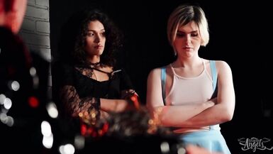 Transangels - TS Ella Hollywood and Alisia Rae Share Halloween 3Some - 2 image