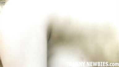 Her hard little lady-boy pecker is so hawt - 8 image