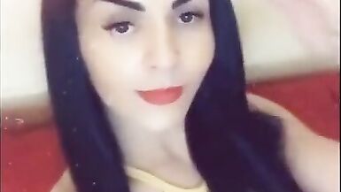 Solo shemales being gorgeous and masturbating their schlongs Comp - 15 image