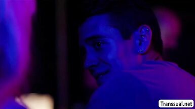 TS Aubrey Kate receives fuck from behind - 3 image