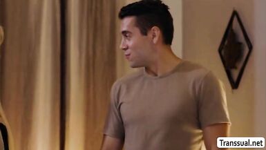 TS Aubrey Kate receives fuck from behind - 4 image