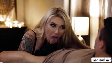 TS Aubrey Kate receives fuck from behind - 6 image