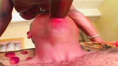 Huge ladyman penis and white chap - 11 image