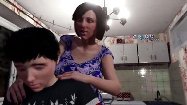 CG Sissy Transformation: Transsexual Mom makes a Gift, Futanari TS - 2 image