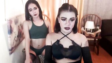 2 Lady-Man Playgirl Having Sexy and intensive shows - 6 image