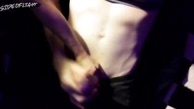 CD , TG, Sissy Acquires Footjob from Female Femdom-Goddess, Jerks Off, and Cums on Abs - 10 image