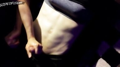 CD , TG, Sissy Acquires Footjob from Female Femdom-Goddess, Jerks Off, and Cums on Abs - 11 image