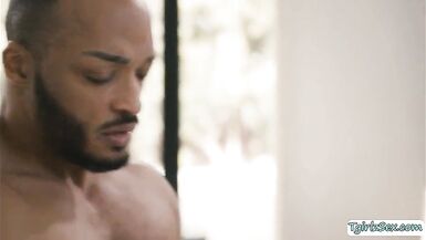 Lustful TS lets her ebon bf fucked her a-hole - 12 image