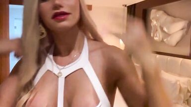 This Babe lets her fan fuck her - 2 image