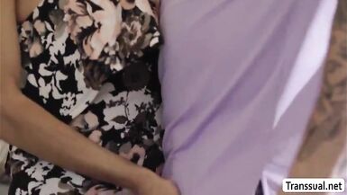 TS Jessy does a mess on the kitchen - 4 image