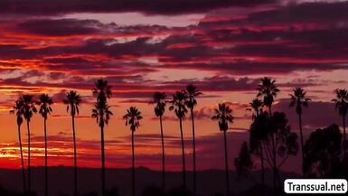 TS Khloe sucks her Stepdads hard 10-Pounder - 3 image