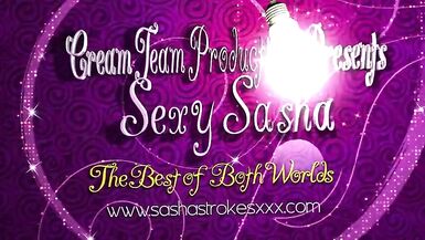 TS Sasha Strokes Acquires Jacked off and Jacks off a Stud in a Staircase! - 1 image