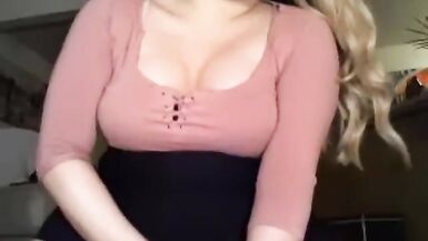 Non-Professional Blonde Ladyman Solo Masturbation - 13 image