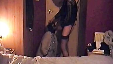 Transgender Acquires Anal Pumped and Anal Hooked by his Masked Girlfriend - 15 image